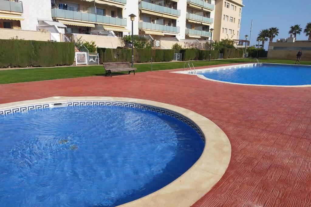 Apartamento Para 5 Personas Frente Al Mar Con Piscina Y Parking กูเบเยส ภายนอก รูปภาพ